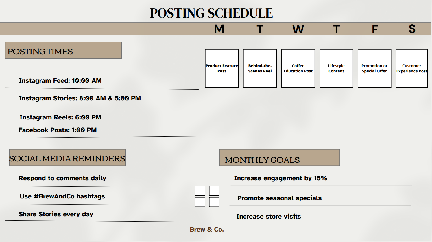 Social Media Content Strategy & Calendar proof 4